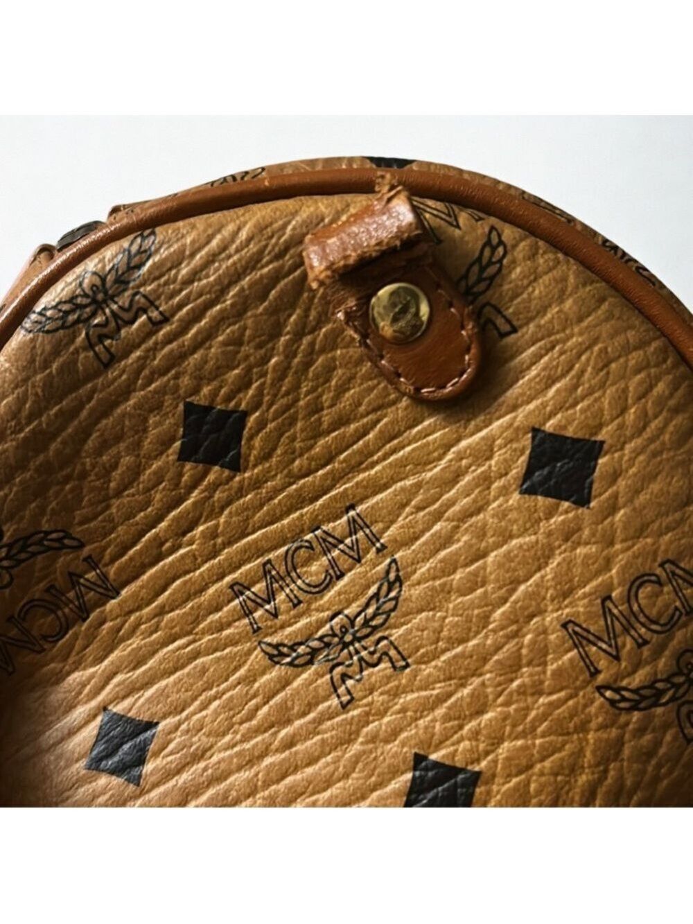MCM Visetos Barrel Crossbody Bag - Picture 5 of 13